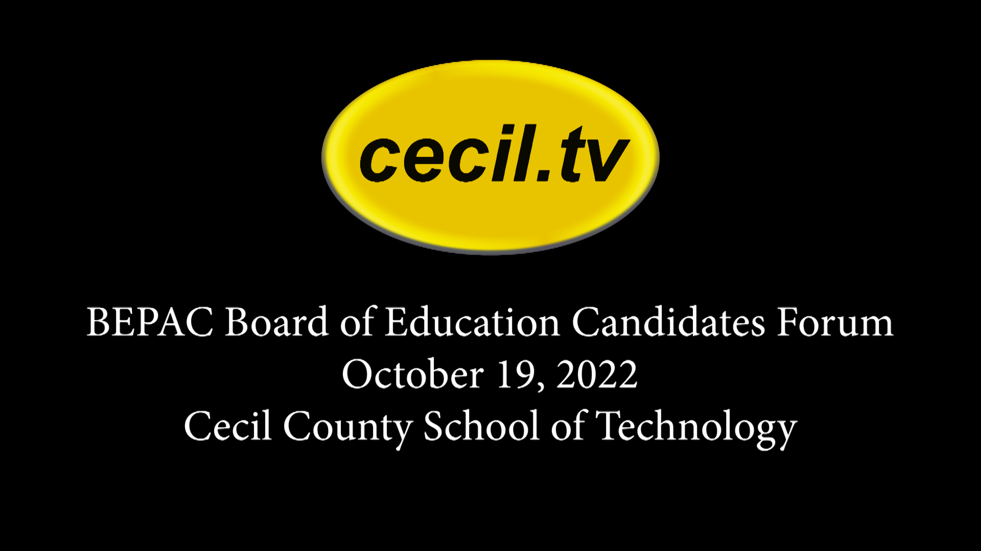 BEPAC Board of Education Candidates Forum - 2022