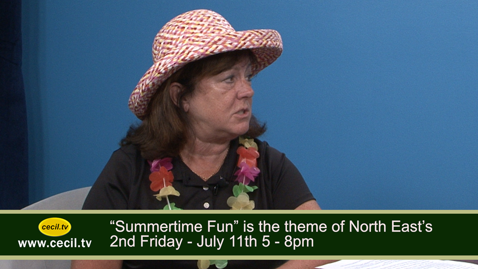 “Summertime Fun” is the theme of North East’s 2nd Friday - July 11th 5 - 8pm