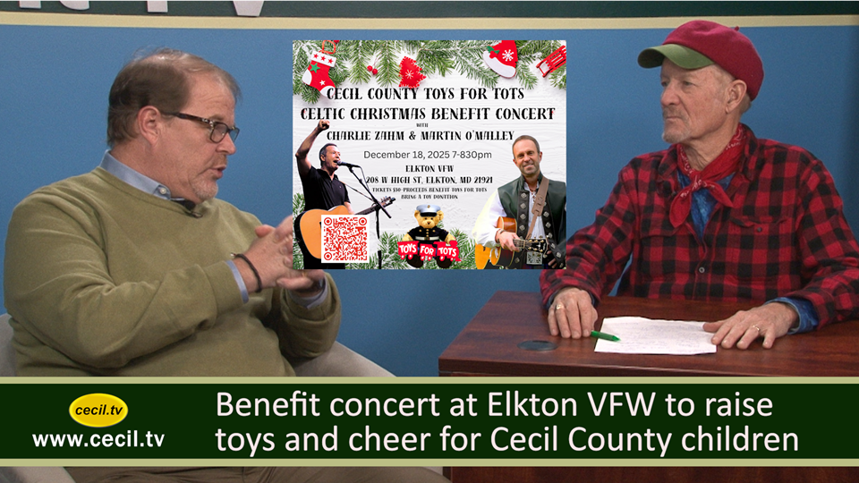 Benefit concert at Elkton VFW to raise toys and cheer for Cecil County children