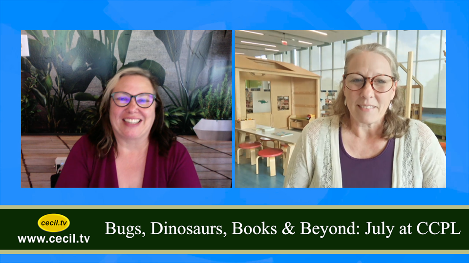 Bugs, Dinosaurs, Books & Beyond: July at Cecil County Public Library