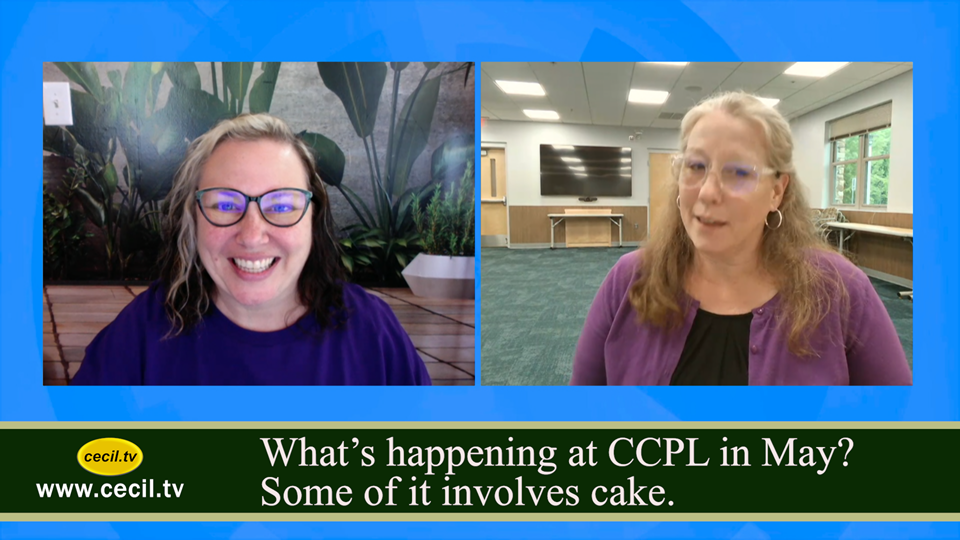 What’s happening at CCPL in May? Some of it involves cake.