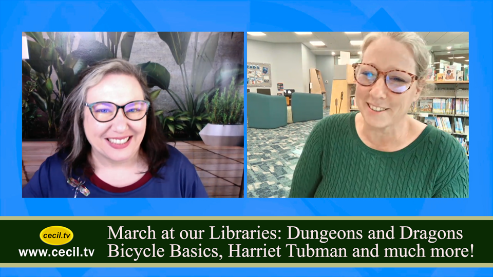 March at our Libraries: Dungeons and Dragons, Bicycle Basics, Harriet Tubman and much more!