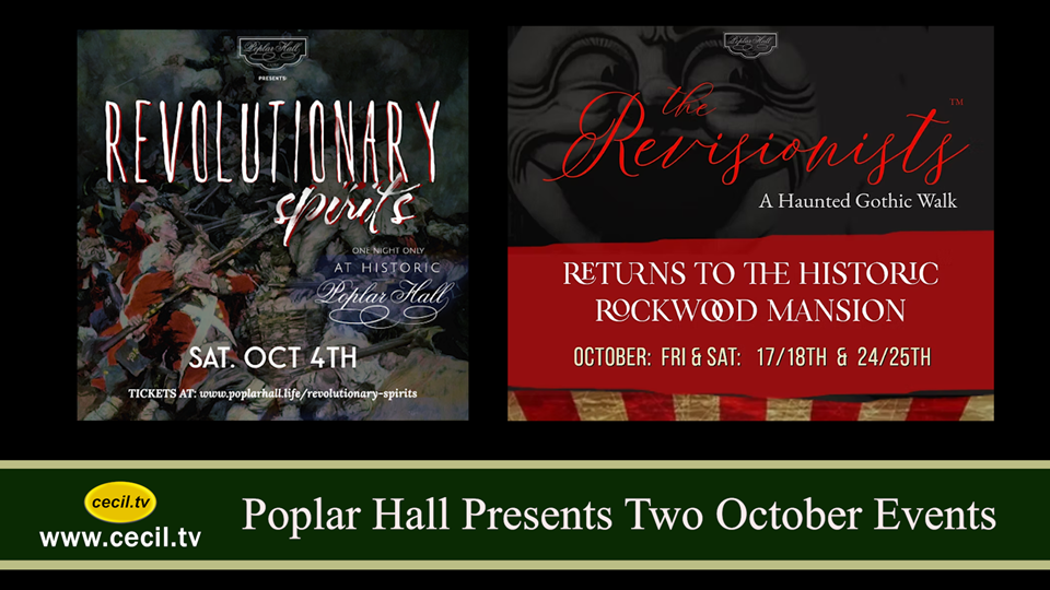 Poplar Hall Presents Two October Events