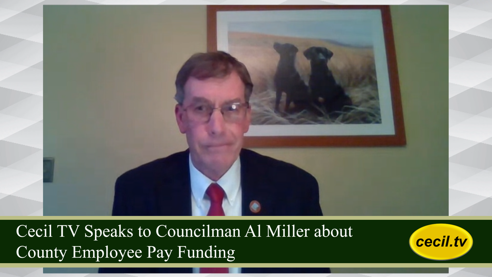Cecil County Councilman Al Miller Speaks to Cecil TV's Doug Donley about County Employee Pay Funding