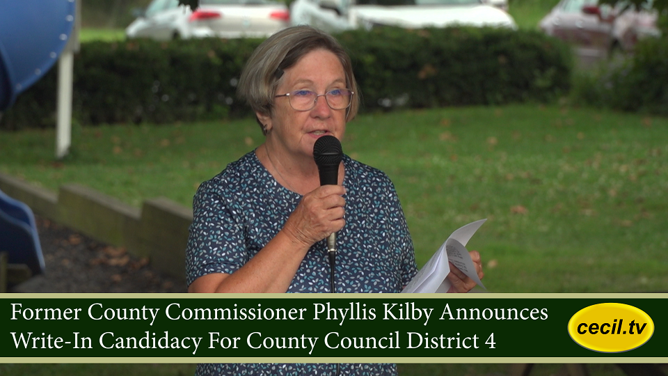 Former County Commissioner Phyllis Kilby Announces Write-In Candidacy For County Council District 4