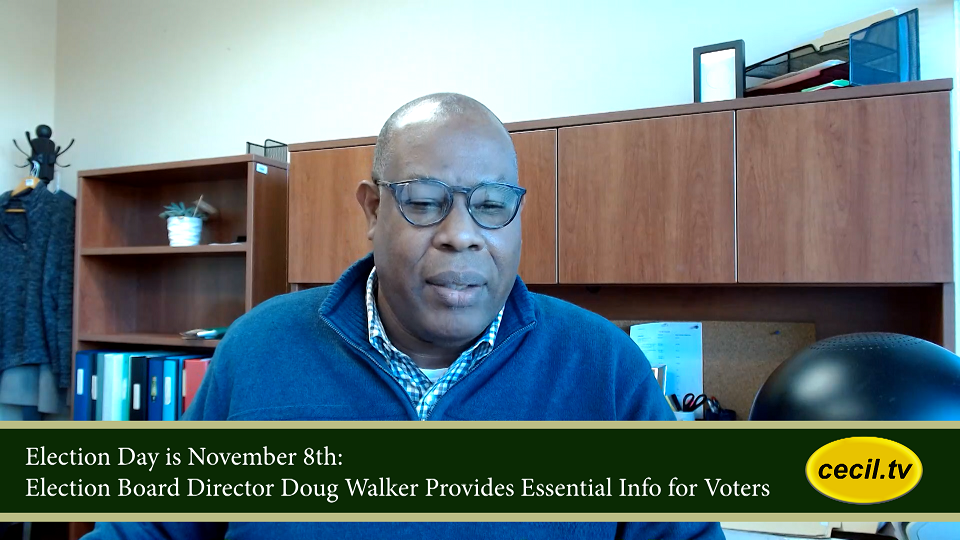 Election Day is November 8th: Election Board Director Doug Walker Provides Essential Info for Voters