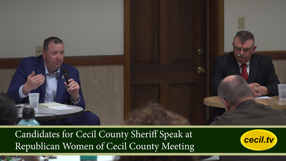 Candidates for Cecil County Sheriff, March 21, 2022