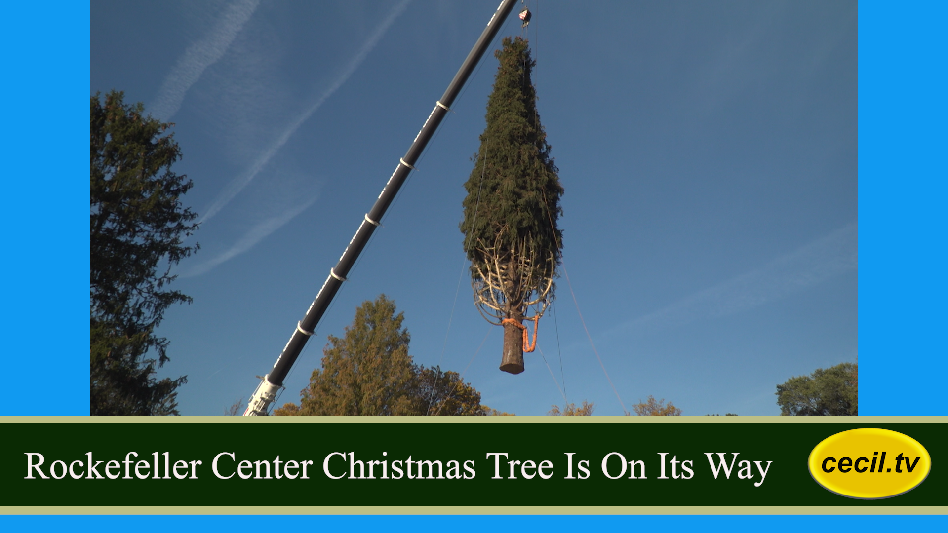 Rockefeller Center Christmas Tree Is On Its way to NYC